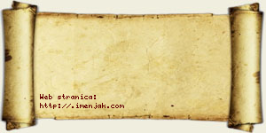 Jakov Rađenović vizit kartica